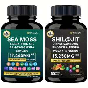 Bundle Sea Moss 15-en-1 & Shilajit Ashwagandha 60 caps