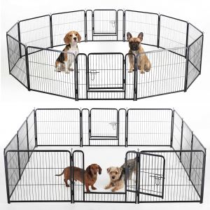 Clôture pliable métal chien porte petit/moyen/grand