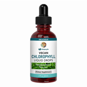 Gouttes chlorophylle vegan, menthe, détox et haleine, 60ml