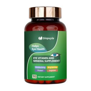 Halal lutéine santé oculaire, capsules vitamine et minéraux