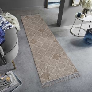 Guros 2X8 Tapis coureur treillis crème intérieur-extérieur