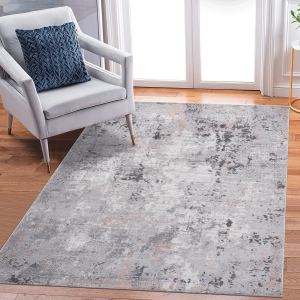 Tapis abstrait MARFI 5x7 pi gris multi