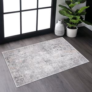 MARFI 2X3 Gris Tapis abstrait multi-usage