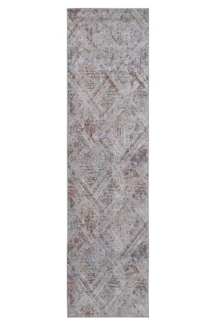 Tapis coureur PAYAS 2X8 beige géométrique