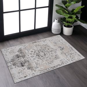 PAYAS 2X3 crème beige tapis médaillon