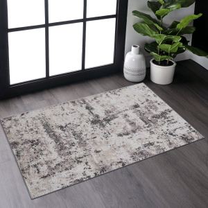 PAYAS 2X3 crème brun tapis abstrait