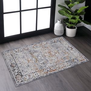 PAYAS tapis 2X3 ivoire gris traditionnel