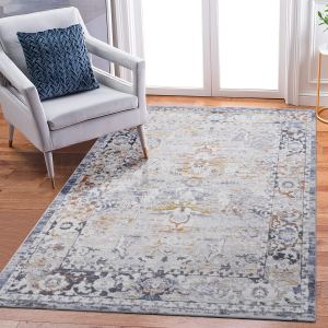 PAYAS tapis 8x10 ivoire gris style traditionnel