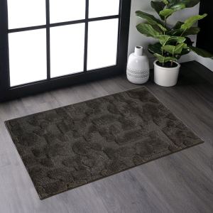 Tapis Step collection marron intérieur 2'x3', bohème géométrique