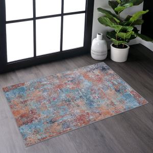 MAVAL Tapis lavable 2'x3' multi