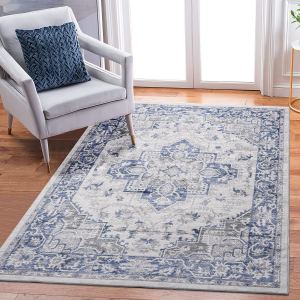 Tapis MARFI 8x10 bleu gris oriental
