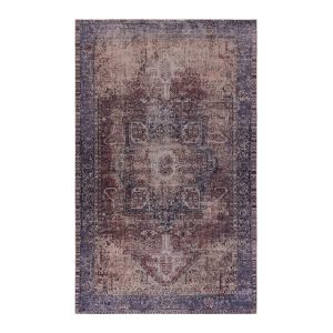 MAVAL Tapis lavable bourgogne 5x8 pi