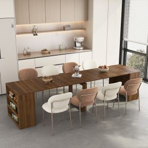 Table salle à manger extensible 1-10 personnes bois