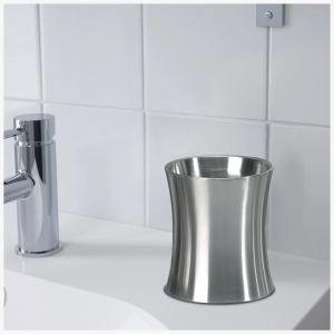 Verre acier inoxydable brosse porte-brosse