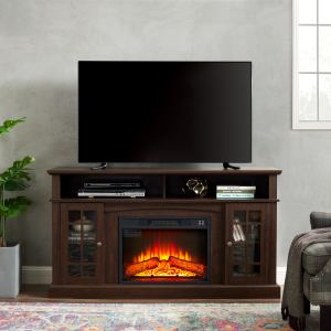 Meuble TV 58,25", foyer 23", jusqu'à 65", espresso