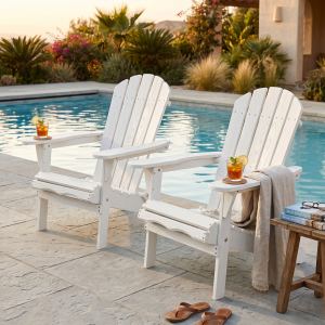 Chaise Adirondack pliante bois jardin