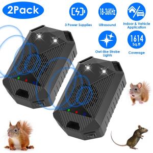 2 répulsifs rongeurs ultrasoniques capot 2 pack