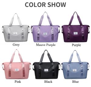 Grand sac de sport femme extensible imperméable séparation humide