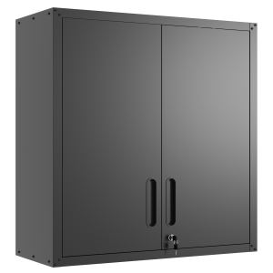 Armoire outils murale métal 2 portes verrouillables 1 tiroir