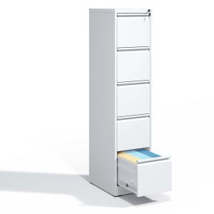 Classeur vertical 5 tiroirs avec serrure A4/Lettre