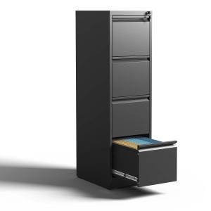 4 Drawer Metal Vertical File Cabinet With Lock Office Home Steel Vertical File Cabinet For A4 Legal Letter Size
