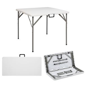 Table carrée pliable 34 po