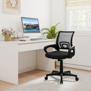 Chaise bureau ergonomique filet avec support lombaire