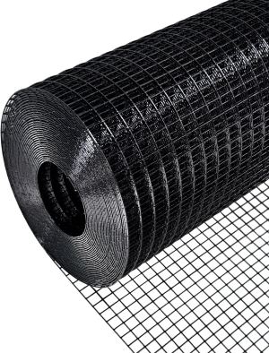 Treillis 5pi x 100pi 19G 1/2po PVC noir