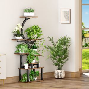 Étagère plantes 8 niveaux avec 5 lumières croissance