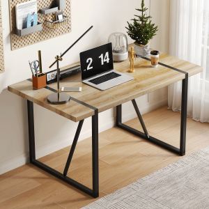 Table à manger bois rectangulaire rustique 4-6 pers.