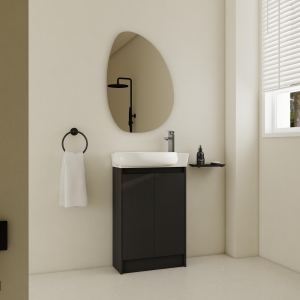 Vanité flottante salle bain 23" fermeture douce