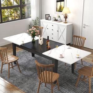 Table à manger extensible 106,3 po