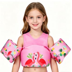 Gilet flottant enfant Flamingo, 25-55lb, apprentissage natation piscine