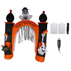 Arche gonflable 8pi crâne fantôme LED 100-120V