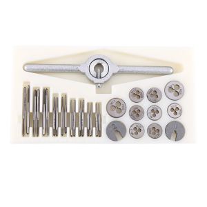 Set 30 pièces tarauds filières outils filetage main