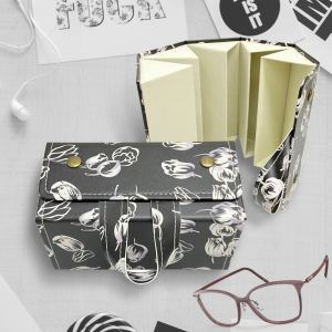 Organiseur lunettes soleil voyage 5 en 1 pliable suspendu