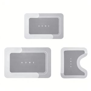 3 tapis bain absorbant magic tapis antidérapant caoutchouc