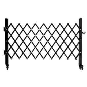 Barrière sécurité pliable roulettes 360° 87H x 85L