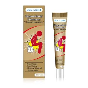 Crème hémorroïdes herbe naturelle - soulage douleur et démangeaisons