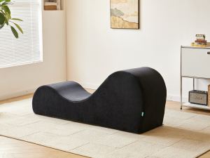 Chaise Solace mousse ergonomique lavable noir