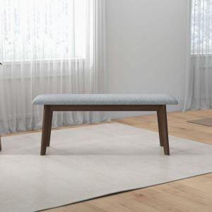Banc Tissu Carlos Bois Massif