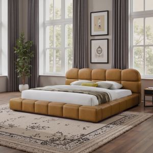 Lit plateforme roi Roswell luxe