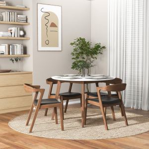 Alina Dining Table   White   And 4 Side Chairs