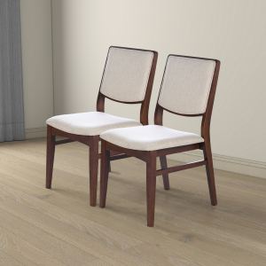 Ensemble 2 chaises salle à manger Skylar beige