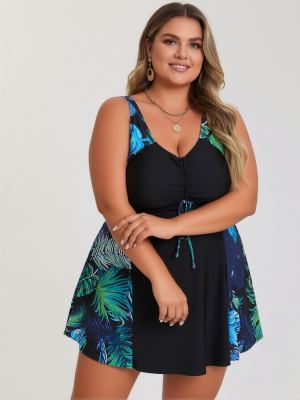 Maillot de bain une pièce plage col haut KA-P799-01