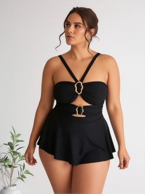 Maillot de bain une pièce plage col haut KA-P800-01