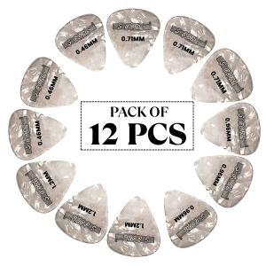 5 Core médiators guitare 12 pcs cellulo léger-lourd acoustique