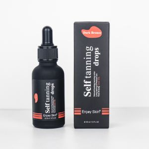 Huile Autobronzante Naturelle 30ml, Gouttes Concentrées, Acide Hyaluronique