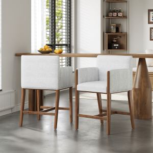 Tabourets comptoir 24po bras ensemble 2