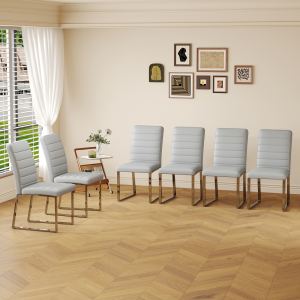 Paquet 6 chaises mousse dense pieds fer noir, restaurants/milieux travail